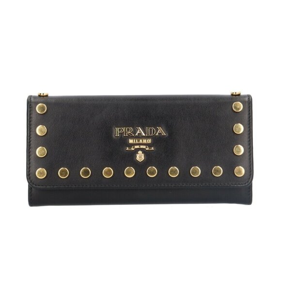 PRADA Black Leather Wallet - Picture 1 of 6